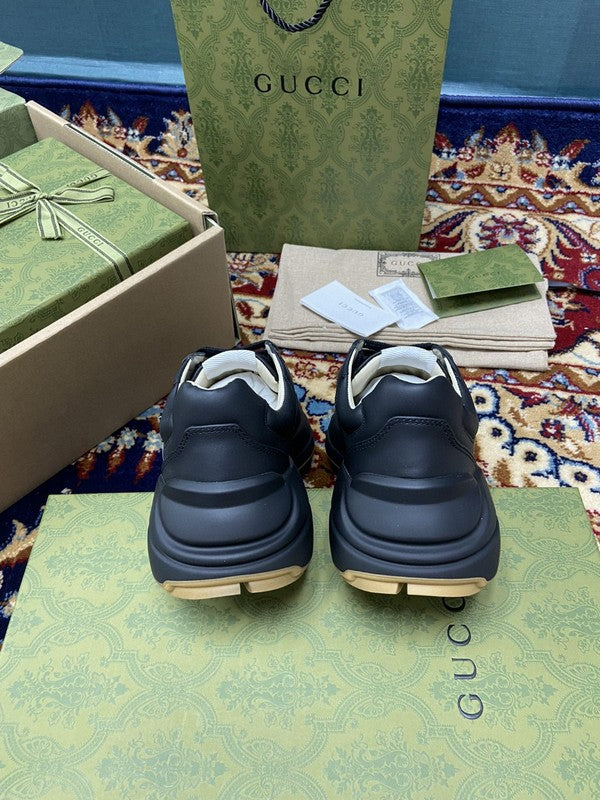 Gucci sneakers detailed view showing premium designer craftsmanship