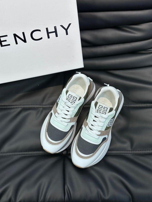 Givenchy White Block Heel Pumps - Back View