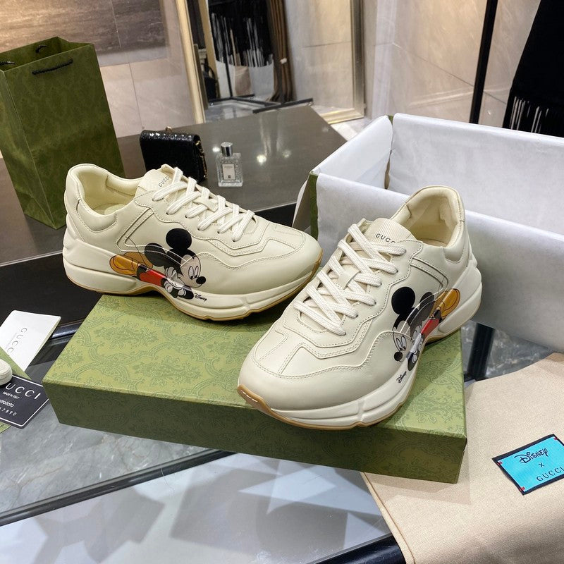 Gucci muted earth tones luxury sneakers view 4 heritage-inspired look