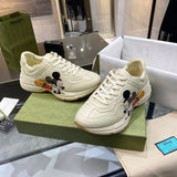 Gucci muted earth tones luxury sneakers view 4 heritage-inspired look