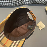 Side view of Burberry unisex cap