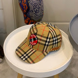 Front view of Burberry unisex cap