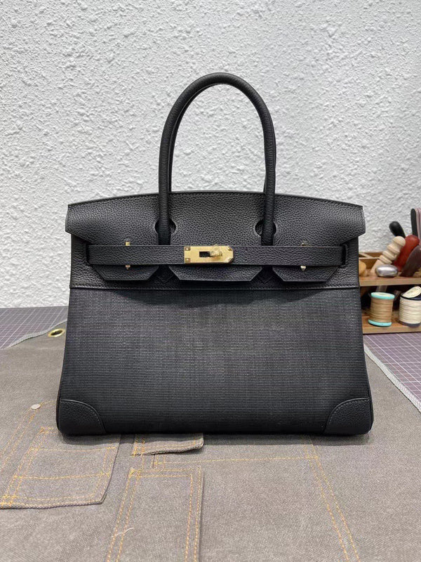 Close-up detail of refined bag design