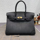 Close-up detail of refined bag design