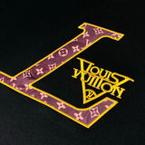 Full styled look of Louis Vuitton cotton t-shirt with contemporary cut