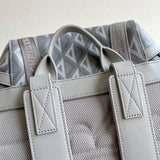 Back view of structured polished women's handbag – women's everyday handbag