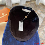 Close-up detail view of Louis Vuitton unisex cap