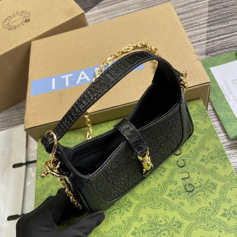 Back view of polished sleek women's handbag – women's everyday handbag