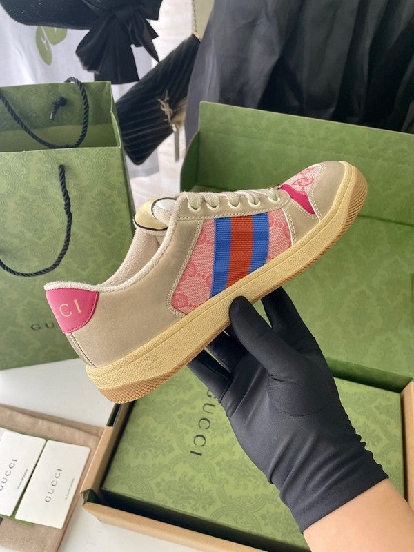Gucci fresh white-and-black luxury sneakers view 8 sleek tonal finish