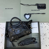 Structured Faux Leather Handbag - Everyday Elegance | Women's Luxury Handbag #337 - side angle view (image 2) of designer-inspired handbag
