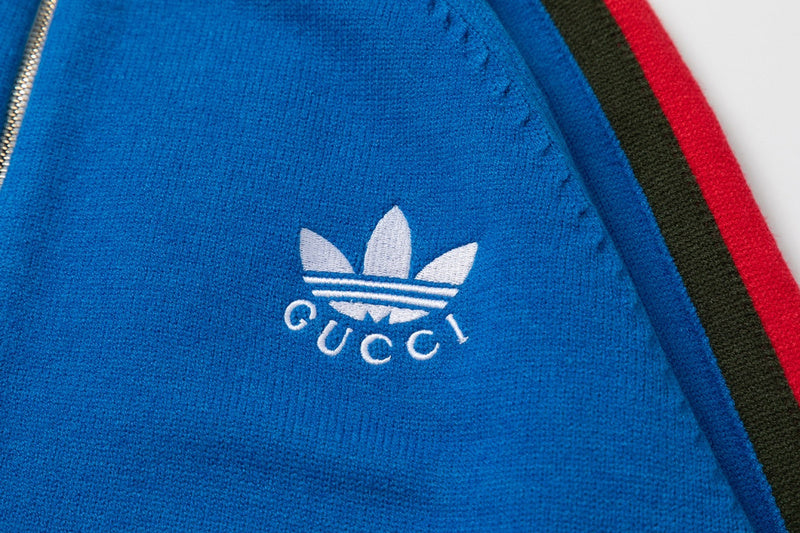 Full styled look of Gucci luxury clothing with logo-detail design