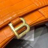 Effortless Faux Leather Handbag - Polished Finish | Women's Fashion Handbag #579 - styled full view (image 7) of designer-inspired handbag