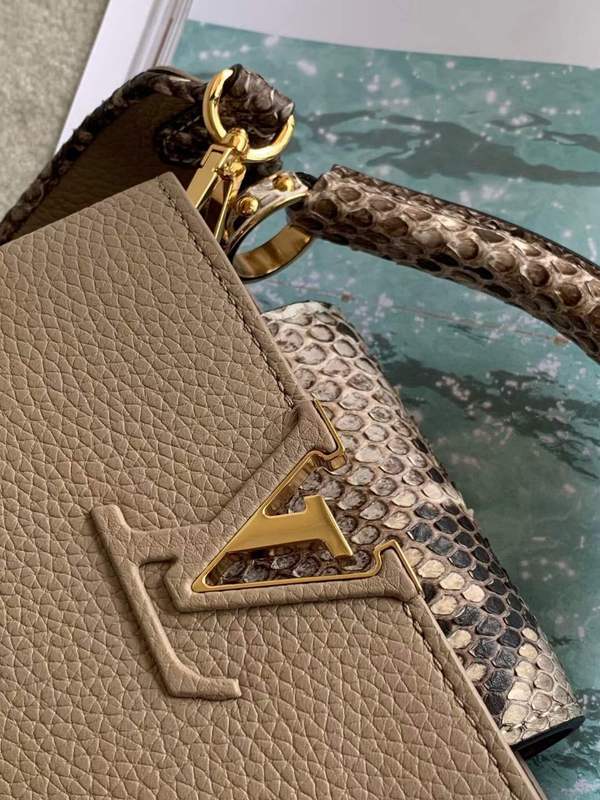 Back view of modern refined women's handbag – women's designer-style accessory