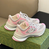 Gucci sneakers detailed view showing premium designer craftsmanship