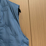 Full styled look of Louis Vuitton luxury clothing with logo-detail design