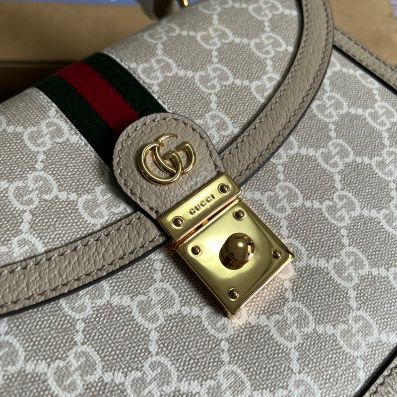 Back view of signature premium women's handbag – women's luxury accessory