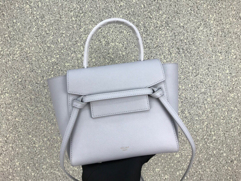 Side profile of signature statement women's handbag – women's everyday handbag