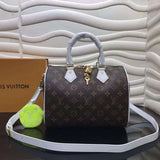 Side profile of refined elevated women's handbag – women's luxury handbag