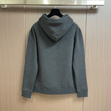Side profile of Louis Vuitton luxury clothing with signature branding