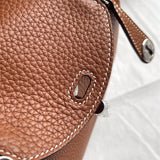  chic satchel detail view showing craftsmanship
