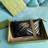 Front view of structured elevated women's handbag – women's luxury accessory