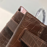 Sophisticated bag shown from front angle