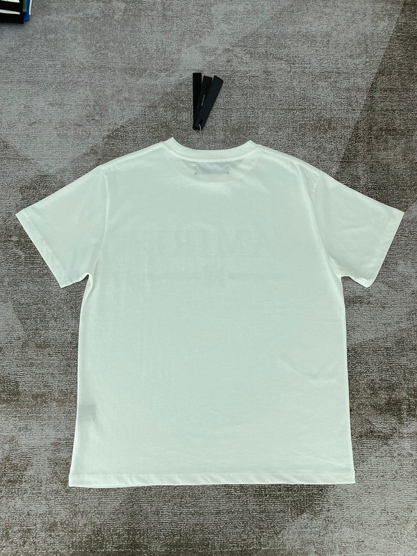 Amiri luxury t-shirt detail shot
