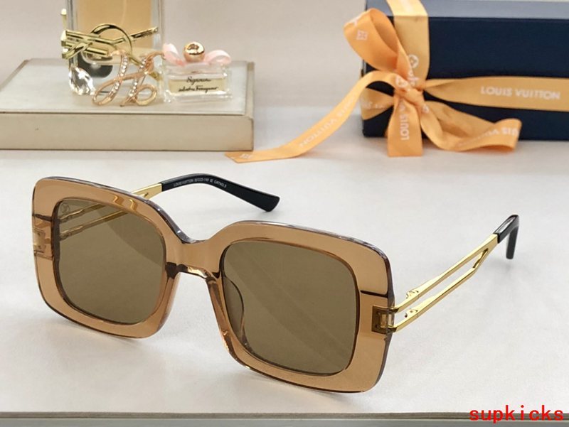 Side view of Louis Vuitton unisex sunglasses
