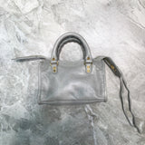 Effortless Faux Leather Handbag - Modern Structured Build | Women's Fashion Handbag #640 - close-up detail shot (image 3) of designer-inspired handbag
