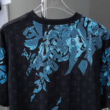Side profile of Louis Vuitton cotton t-shirt with logo-detail design