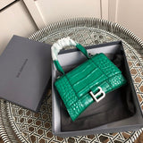 Close-up detail of chic structured women's handbag – women's premium purse