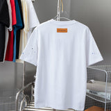 Side profile of Louis Vuitton cotton t-shirt with tailored silhouette