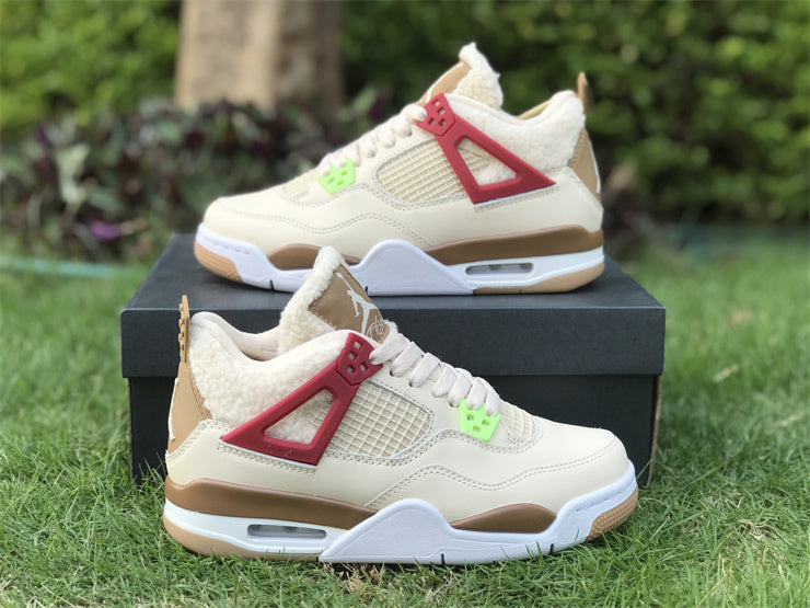 Nike stone beige luxury sneakers view 7 chunky sole construction