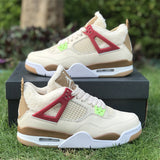 Nike stone beige luxury sneakers view 7 chunky sole construction