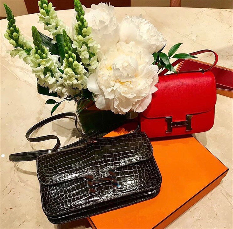 Statement handbag styled for everyday wear