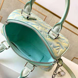 Front view of classic premium women's handbag – women's designer-style accessory