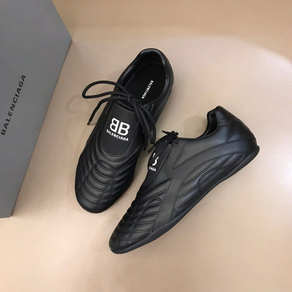 Balenciaga Chocolate Brown Pointed-Toe Stiletto Heels - Angled View