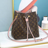 Back view of signature structured women's handbag – women's luxury accessory