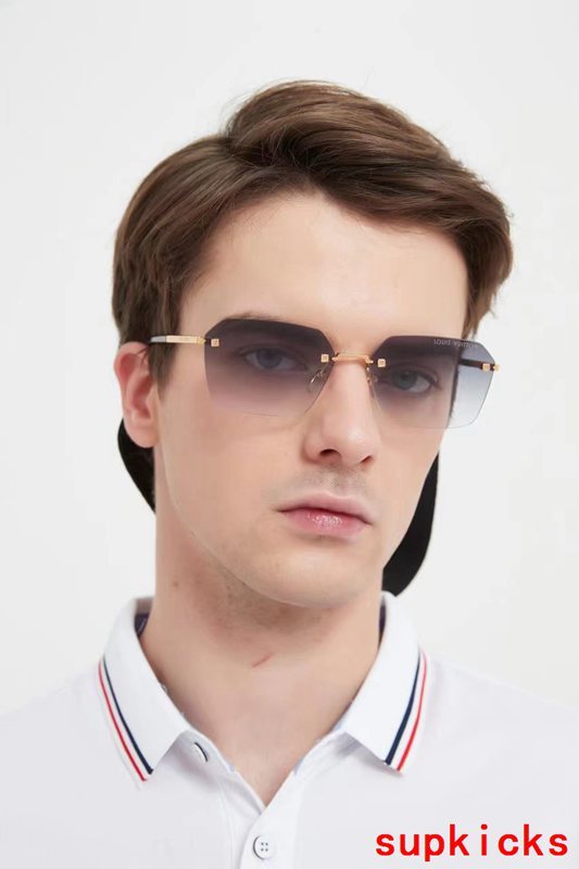 Lifestyle view of Louis Vuitton unisex sunglasses