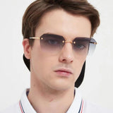 Lifestyle view of Louis Vuitton unisex sunglasses