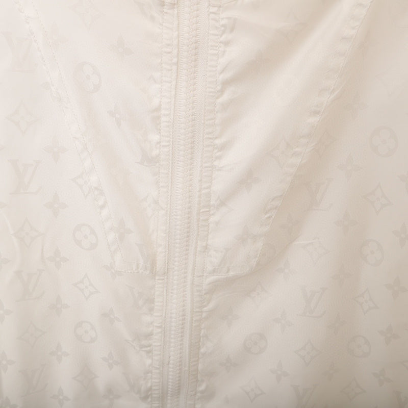 Back view of Louis Vuitton luxury clothing with logo-detail design