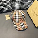 Close-up detail view of Burberry unisex cap