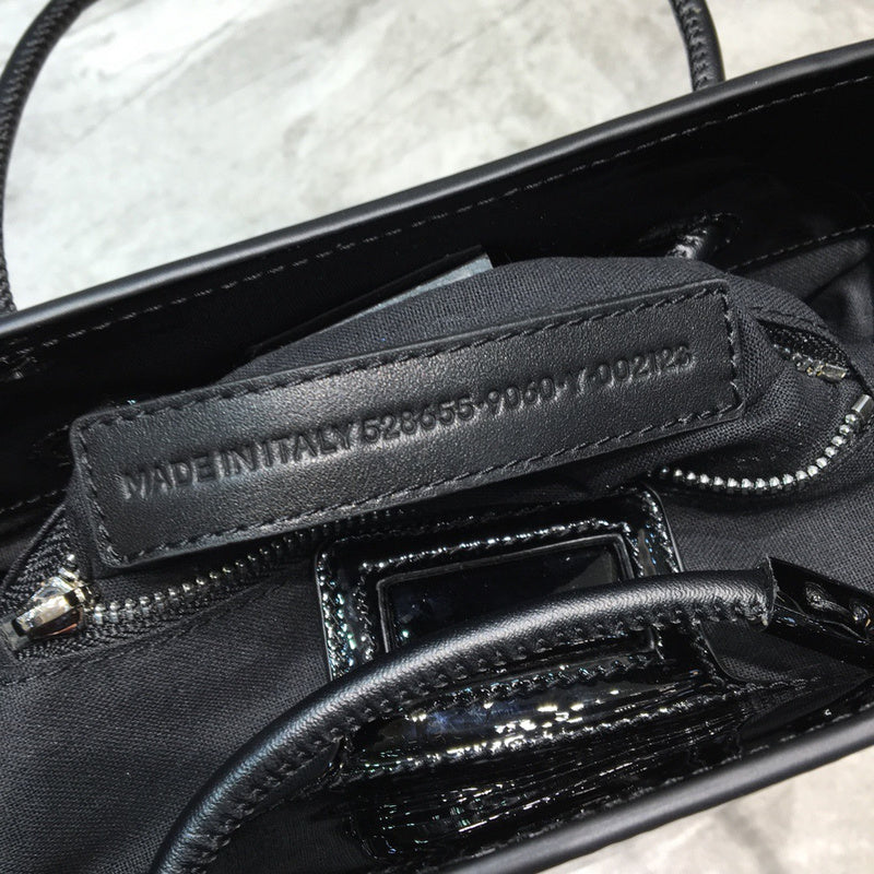 Polished Vegan Leather Handbag - Everyday Elegance | Women's Designer-Inspired Purse #908 - alternate angle view (image 8) of designer-inspired handbag