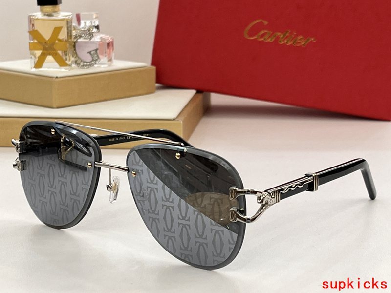 Front view of Cartier unisex sunglasses