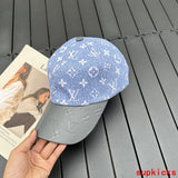 Close-up detail view of Louis Vuitton unisex cap