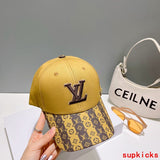 Close-up detail view of Louis Vuitton unisex cap