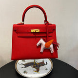 Elegant bag shown from front angle