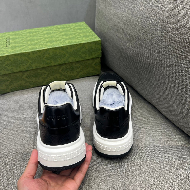 Gucci sneakers detailed view showing premium designer craftsmanship