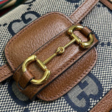 Side profile of signature modern women's handbag – women's statement bag