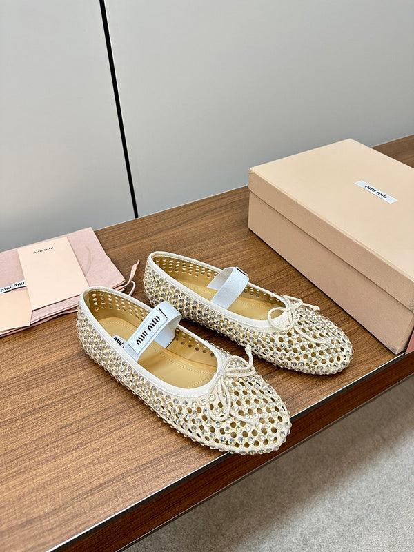 Miu Miu luxury shoes detail view — premium authentic designer style
